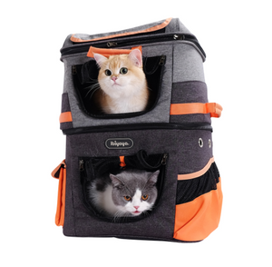 Ibiyaya Two Tier Multi Pet Backpack Carrier