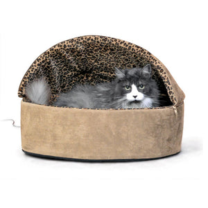 K&H Thermo-Kitty Bed Deluxe Hooded