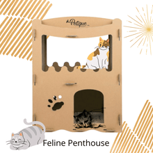 Load image into Gallery viewer, Feline Penthouse Cat House