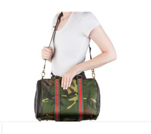Load image into Gallery viewer, JL Duffel Camouflage w/Red Stripe