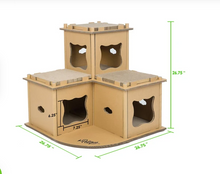 Load image into Gallery viewer, Feline Fortress Cat House