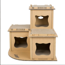 Load image into Gallery viewer, Feline Fortress Cat House