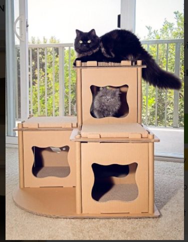 Feline Fortress Cat House