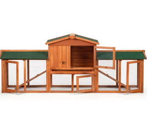 Prevue Rabbit Hutch with Double Run | Room to Play & Exercise