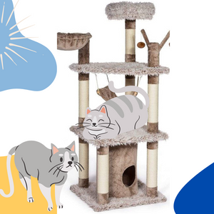 Prevue Kitty Power Paws Siberian Mountain Cat Tower