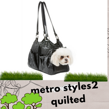 Load image into Gallery viewer, Metro Black Quilted Luxe