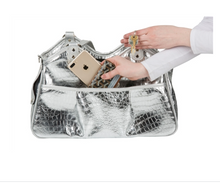 Load image into Gallery viewer, Metro Gold Croc with Tassel