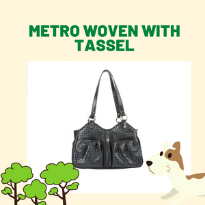 Metro Black Woven with Tassel