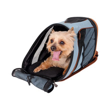 Load image into Gallery viewer, Ibiyaya Denim Style Dog &amp; Cat Backpack