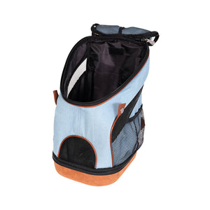 Ibiyaya Denim Style Dog & Cat Backpack