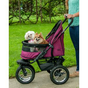Pet Gear No-Zip Double Pet Stroller
