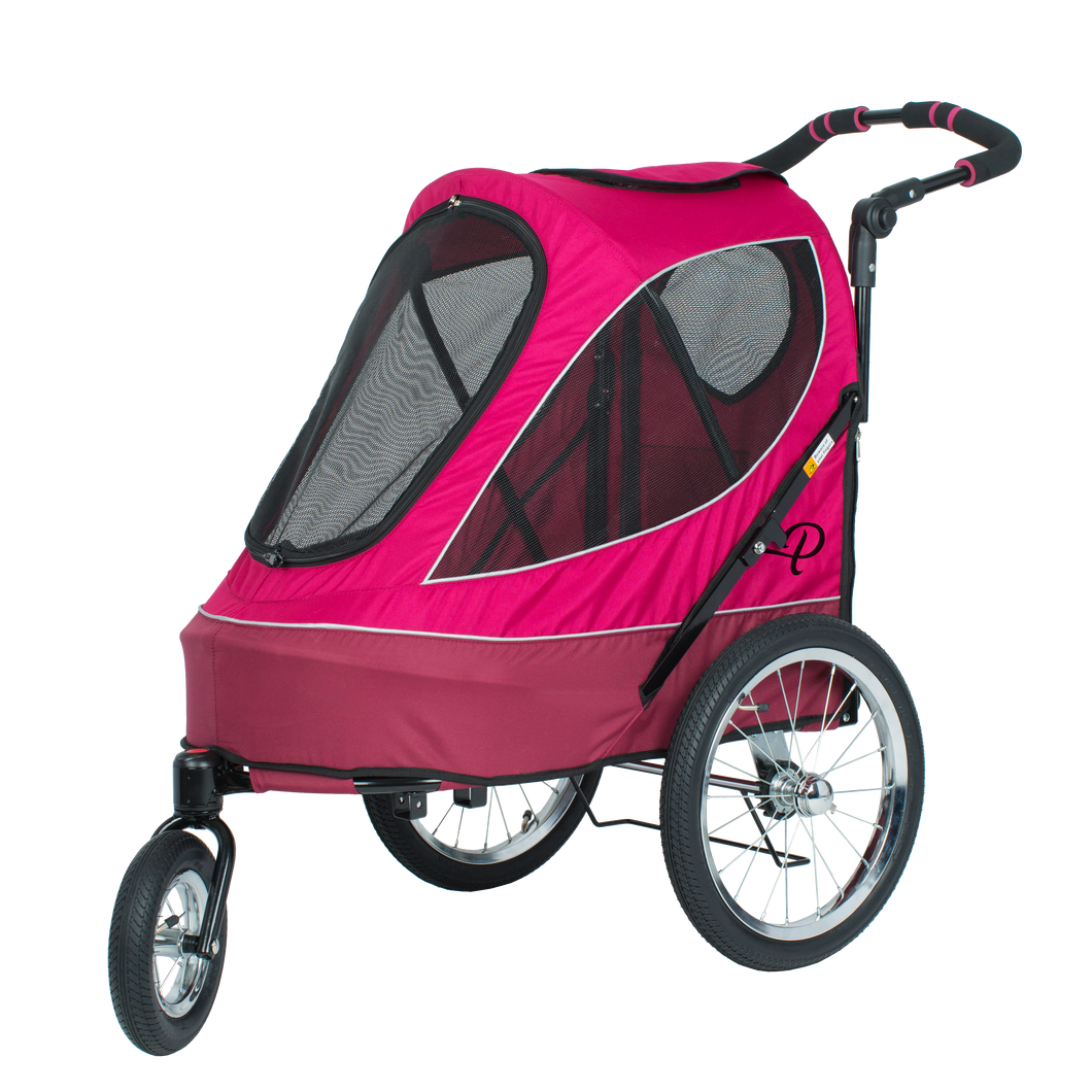 All Terrain Pet Jogger - magenta-pink dog cat stroller