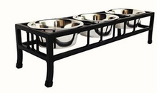 Load image into Gallery viewer, Pet Strollers Baroness Triple Diner Bowls